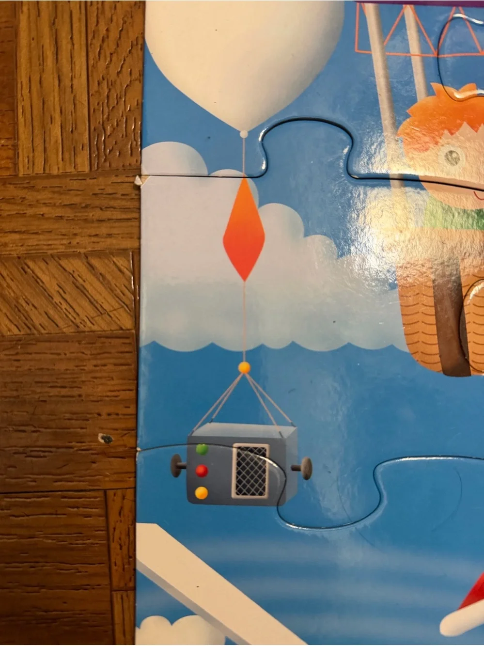 The Learning Journey Up in the Air Kids 5 Foot Tall Puzzle 50+ Pieces 3-6 years